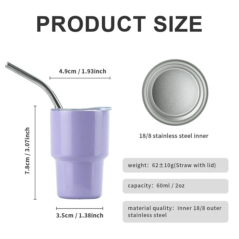 Mini Tumbler Double Stainless Steel Vacuum Cup